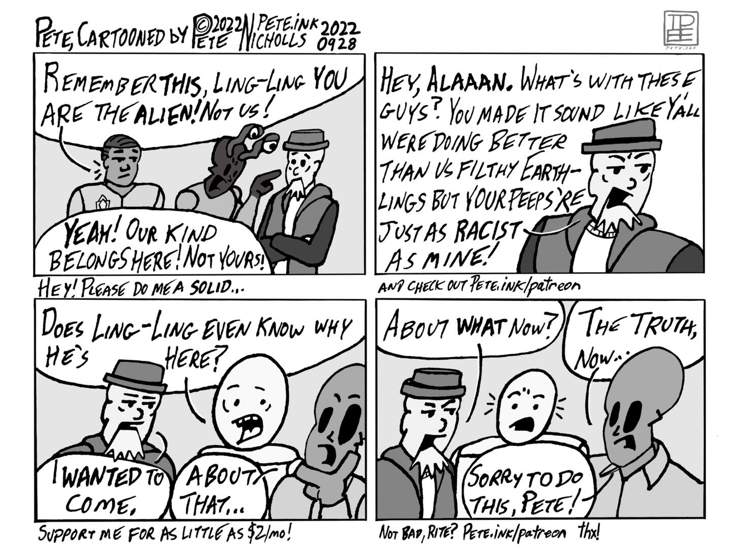 Go to PeteCartooned.com!